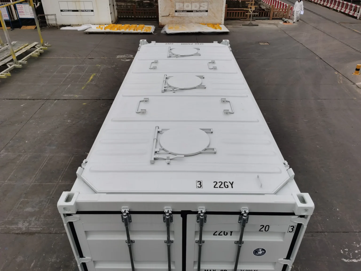20ft Dry Intermediate Bulk Storage Top Loading Shipping Container - Image 4