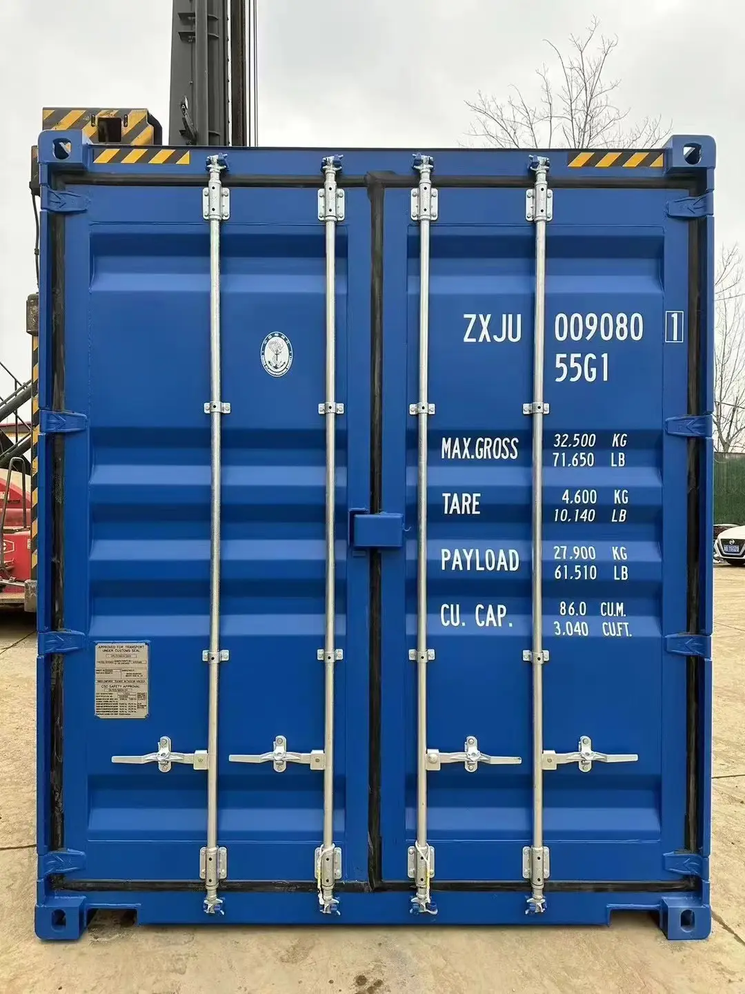 New 45ft High Cube Shipping Container – Bold Blue Finish - Image 4