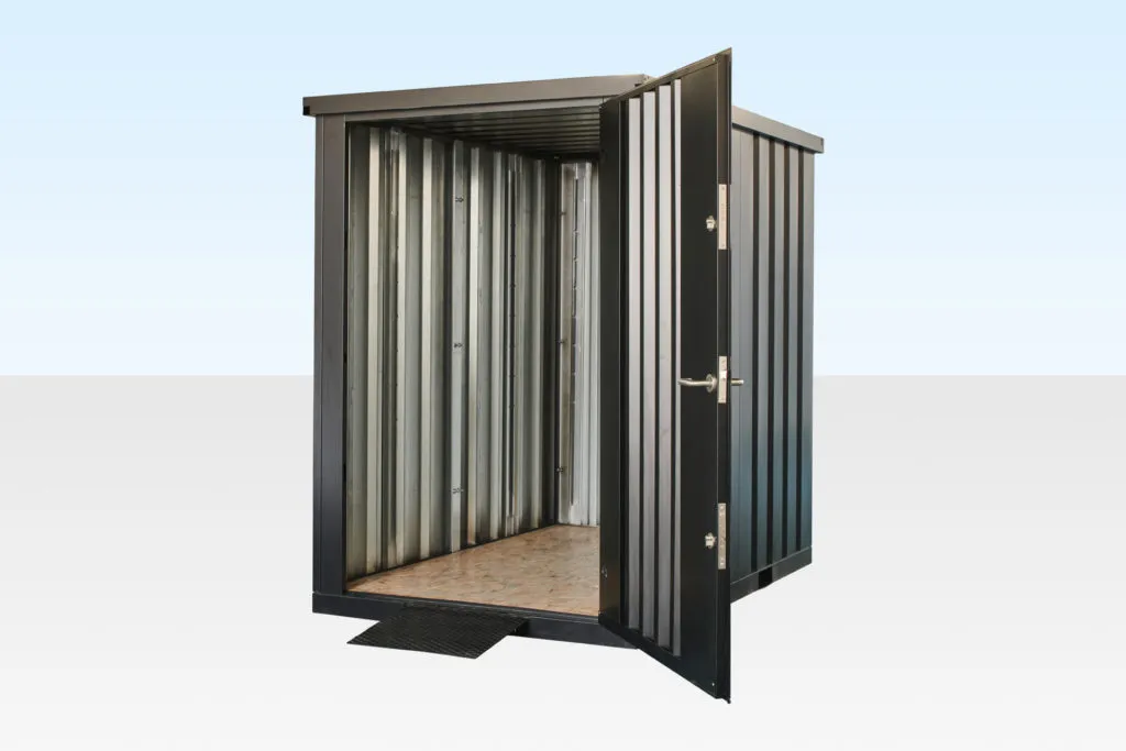 Flat Pack Metal Garden Store - Image 6