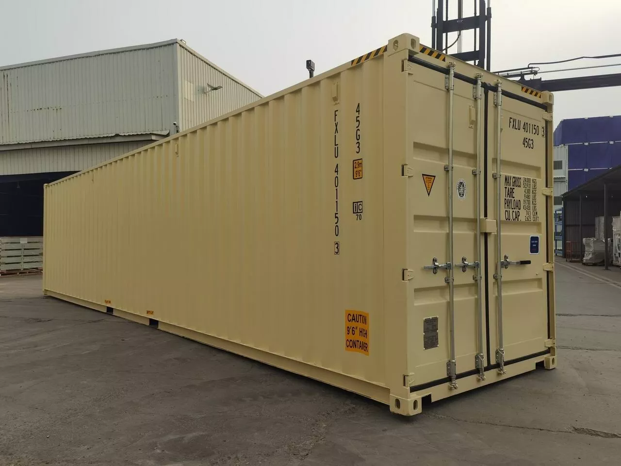 New 40ft HC Open Side Container with 4 Doors –One Trip – For Sale - Image 4