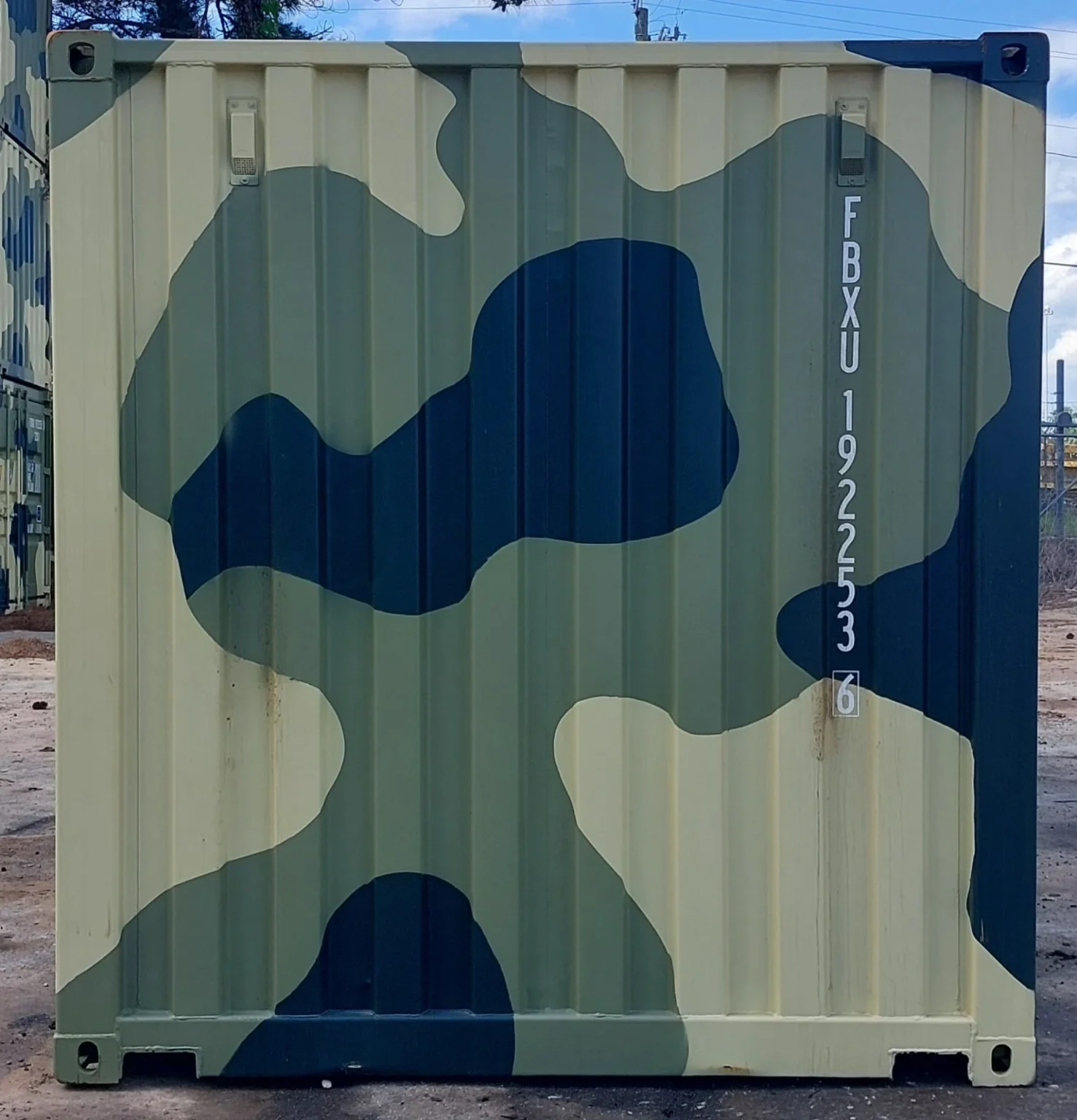 Camouflage New One Trip 20ft Shipping Storage Container Easy Open Door – USA - Image 3